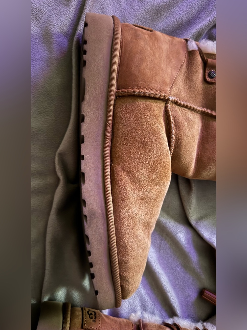Authentic UGG , Kristabelle Tall Boots in Chestnut . USA 9, EU 40 - Picture 15 of 15